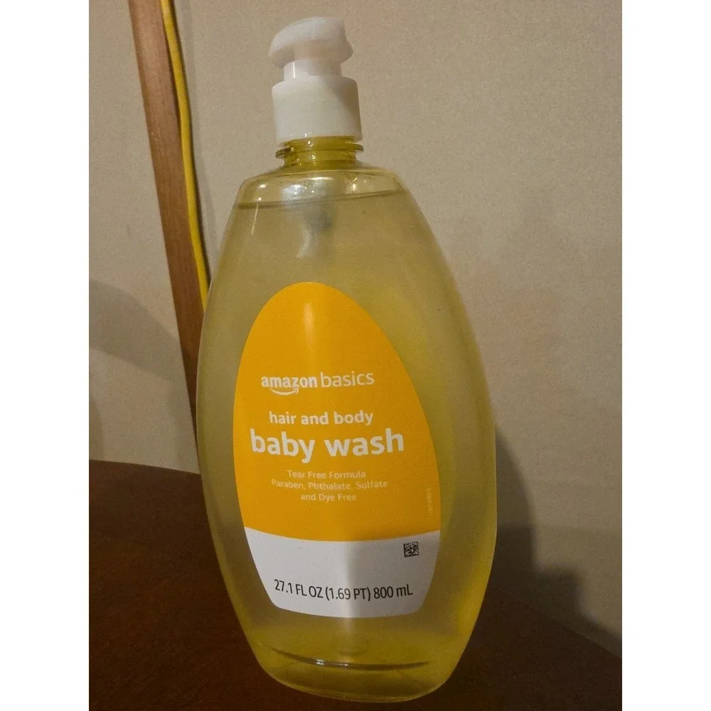 Amazon Basics Tear-Free Baby Shampoo, 27.1 Fluid Ounce Pack Exp‎ 12/16/2027